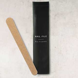 Durable double-sided nail file for shaping, smoothing, and buffing