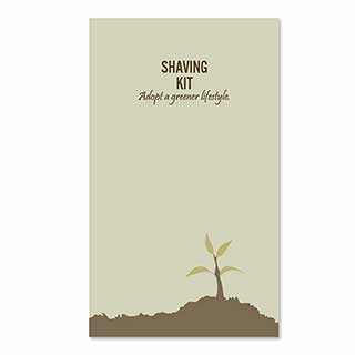 Shaving Kit from our Greener Lifestyle Eco Friendly Hotel Amenities Collection