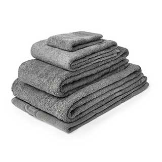 High Quality, Nova Range, 500gsm Hotel Bathroom Towels made from 100% Cotton in Slate