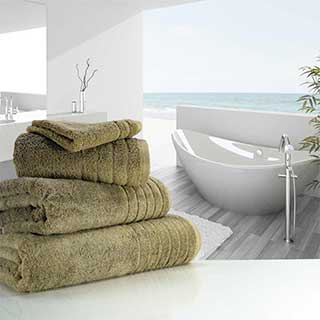 Luxury quality Mocha 650g hotel towels